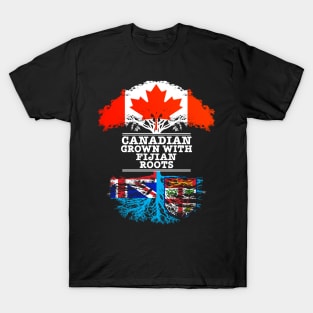 Canadian Grown With Fijian Roots - Gift for Fijian With Roots From Fiji T-Shirt